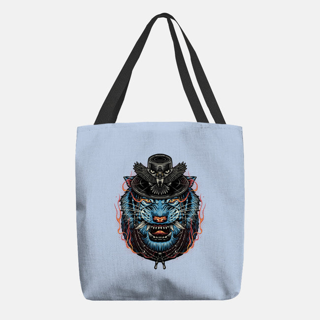 Underworld Tiger-None-Basic Tote-Bag-glitchygorilla