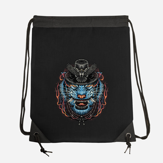 Underworld Tiger-None-Drawstring-Bag-glitchygorilla