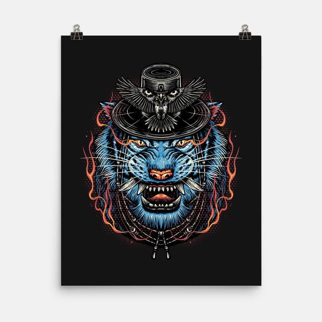 Underworld Tiger-None-Matte-Poster-glitchygorilla