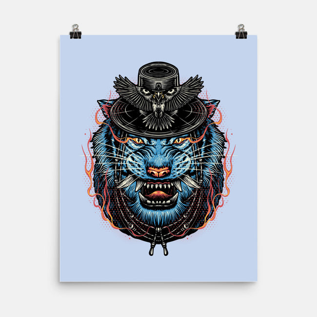 Underworld Tiger-None-Matte-Poster-glitchygorilla