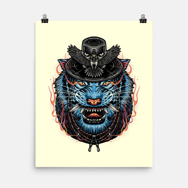 Underworld Tiger-None-Matte-Poster-glitchygorilla