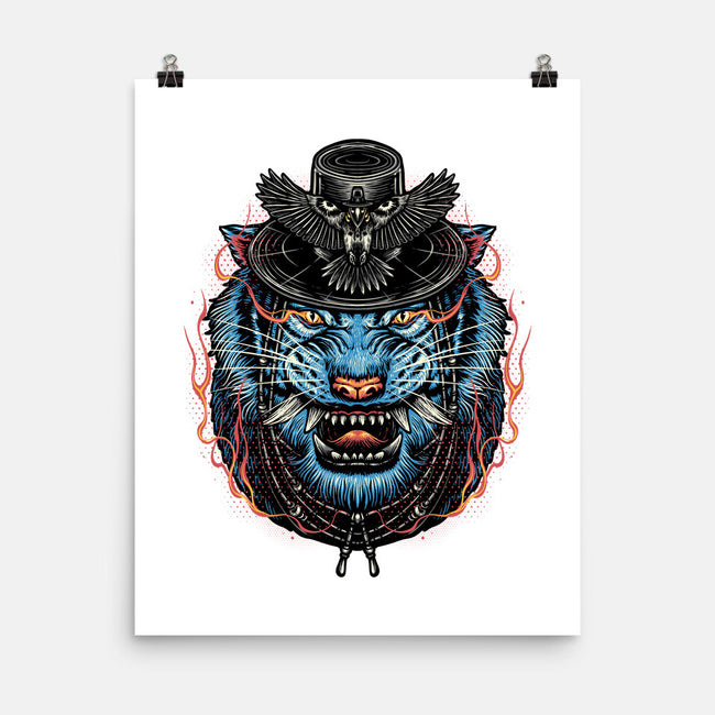 Underworld Tiger-None-Matte-Poster-glitchygorilla