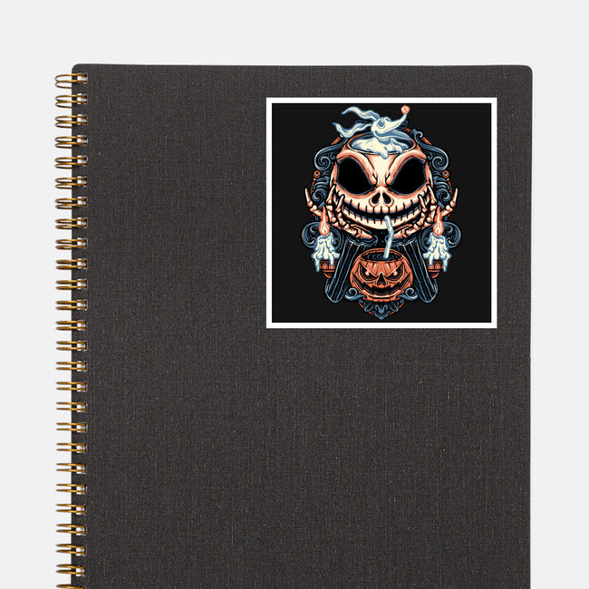 Pumpkin Juice-None-Glossy-Sticker-glitchygorilla