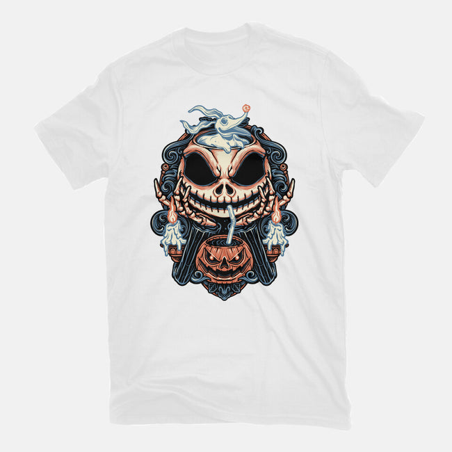 Pumpkin Juice-Womens-Basic-Tee-glitchygorilla