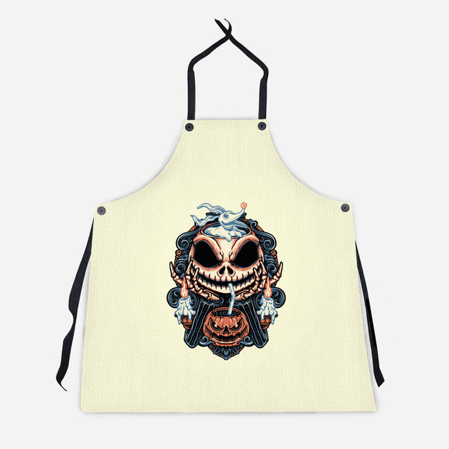 Pumpkin Juice-Unisex-Kitchen-Apron-glitchygorilla