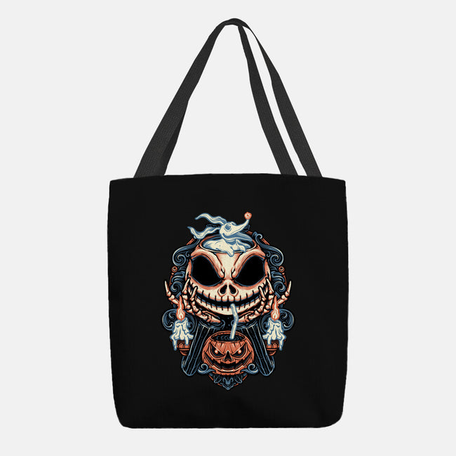 Pumpkin Juice-None-Basic Tote-Bag-glitchygorilla