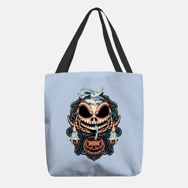 Pumpkin Juice-None-Basic Tote-Bag-glitchygorilla