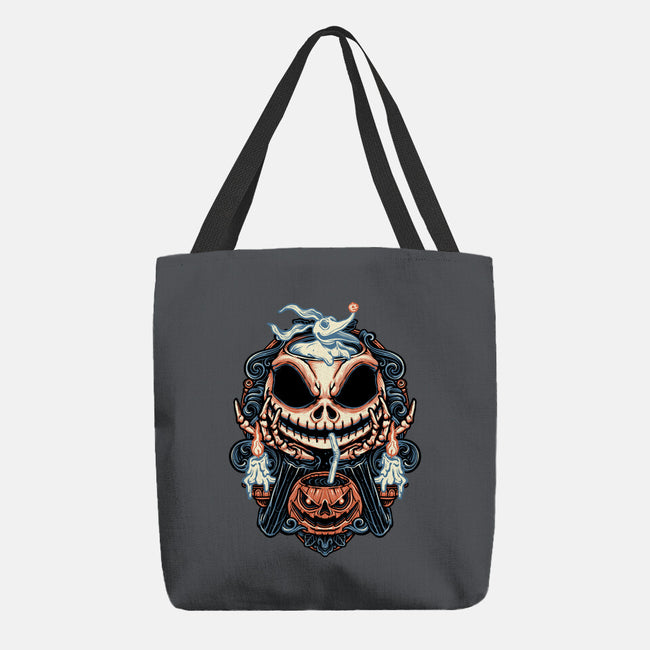 Pumpkin Juice-None-Basic Tote-Bag-glitchygorilla