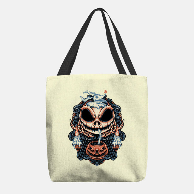 Pumpkin Juice-None-Basic Tote-Bag-glitchygorilla