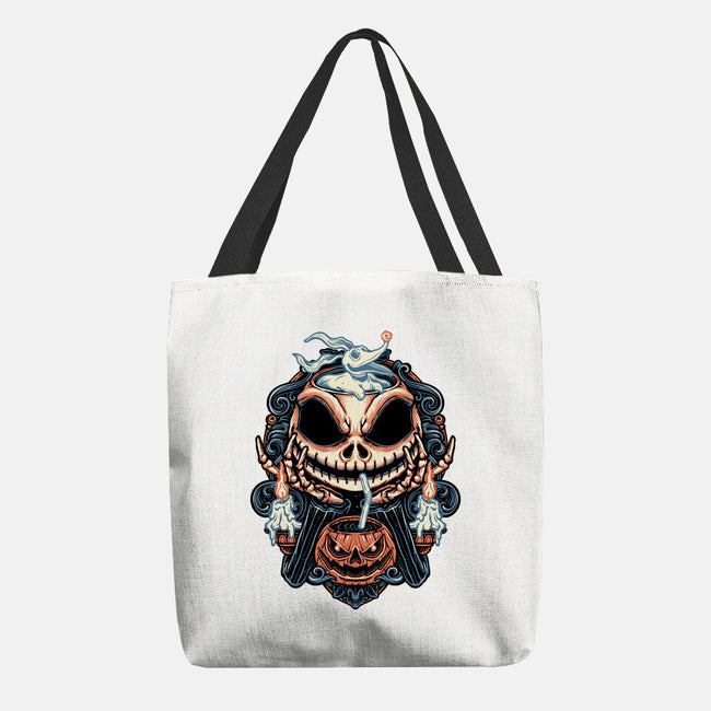 Pumpkin Juice-None-Basic Tote-Bag-glitchygorilla