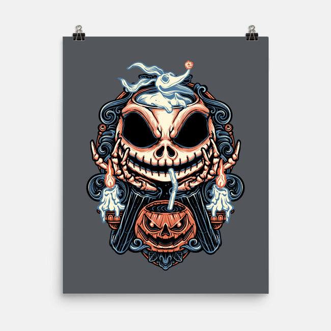 Pumpkin Juice-None-Matte-Poster-glitchygorilla