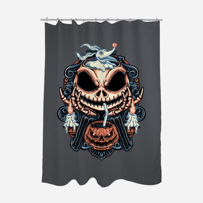 Pumpkin Juice-None-Polyester-Shower Curtain-glitchygorilla