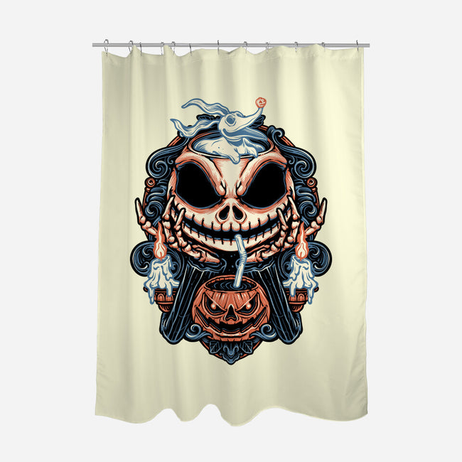 Pumpkin Juice-None-Polyester-Shower Curtain-glitchygorilla
