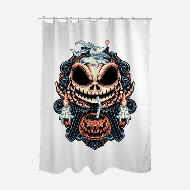 Pumpkin Juice-None-Polyester-Shower Curtain-glitchygorilla