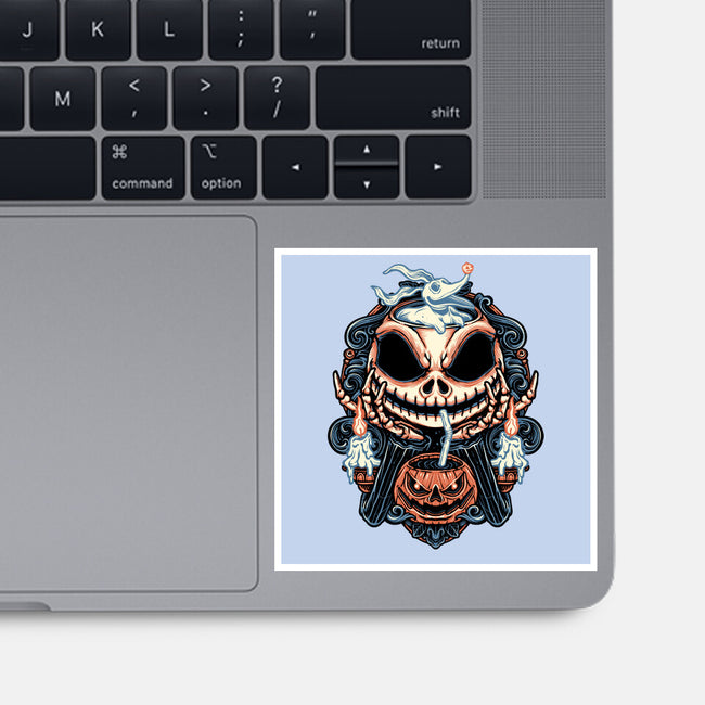 Pumpkin Juice-None-Glossy-Sticker-glitchygorilla