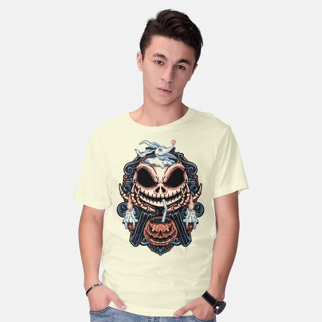 Pumpkin Juice-Mens-Basic-Tee-glitchygorilla