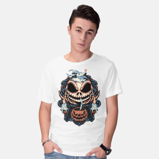 Pumpkin Juice-Mens-Basic-Tee-glitchygorilla