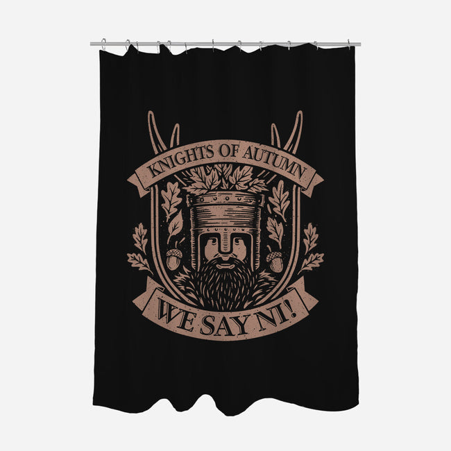 Knights Of Autumn-None-Polyester-Shower Curtain-NMdesign