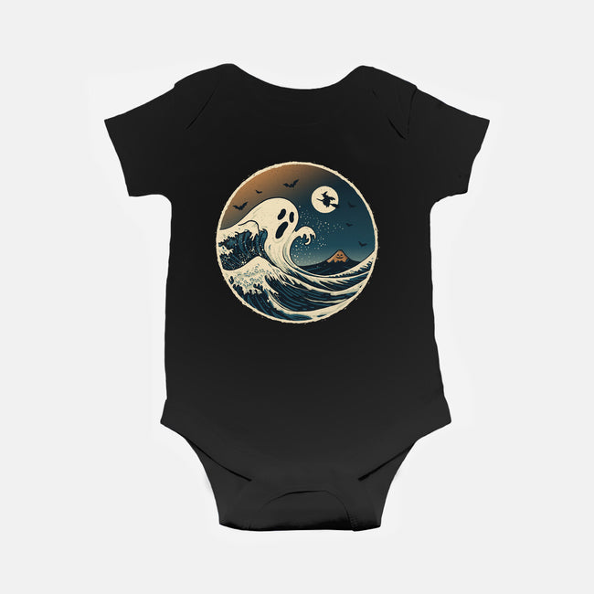 The Spooky Wave-Baby-Basic-Onesie-NMdesign