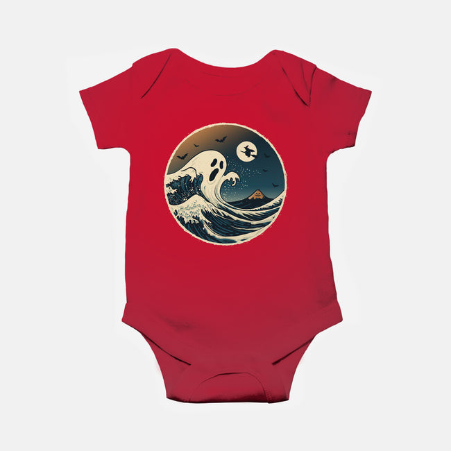The Spooky Wave-Baby-Basic-Onesie-NMdesign