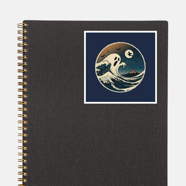 The Spooky Wave-None-Glossy-Sticker-NMdesign