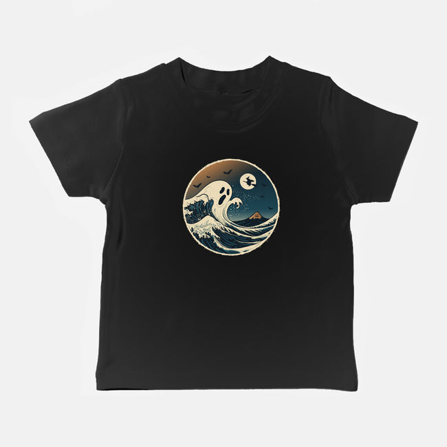 The Spooky Wave-Baby-Basic-Tee-NMdesign