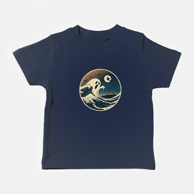 The Spooky Wave-Baby-Basic-Tee-NMdesign