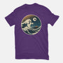 The Spooky Wave-Womens-Fitted-Tee-NMdesign