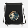 The Spooky Wave-None-Drawstring-Bag-NMdesign