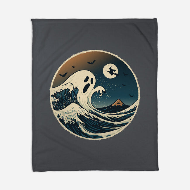 The Spooky Wave-None-Fleece-Blanket-NMdesign