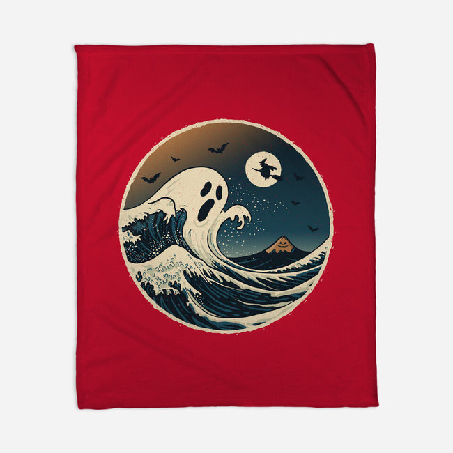 The Spooky Wave-None-Fleece-Blanket-NMdesign