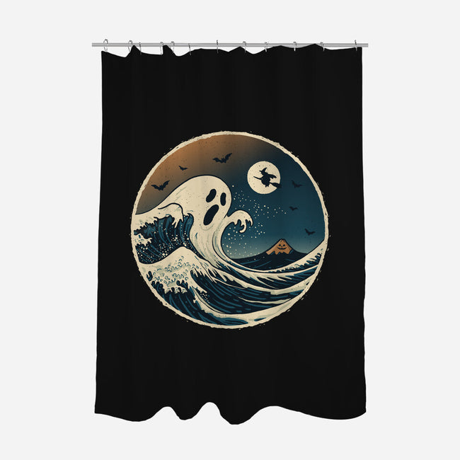 The Spooky Wave-None-Polyester-Shower Curtain-NMdesign