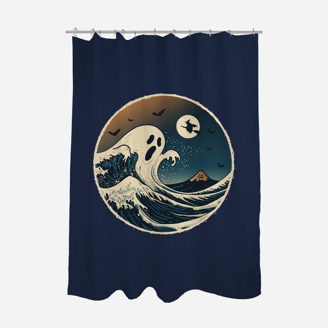 The Spooky Wave-None-Polyester-Shower Curtain-NMdesign