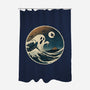 The Spooky Wave-None-Polyester-Shower Curtain-NMdesign