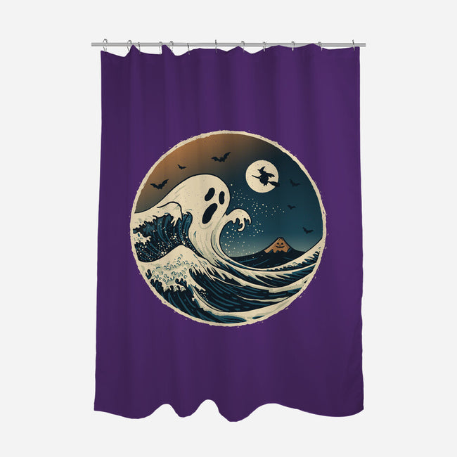 The Spooky Wave-None-Polyester-Shower Curtain-NMdesign