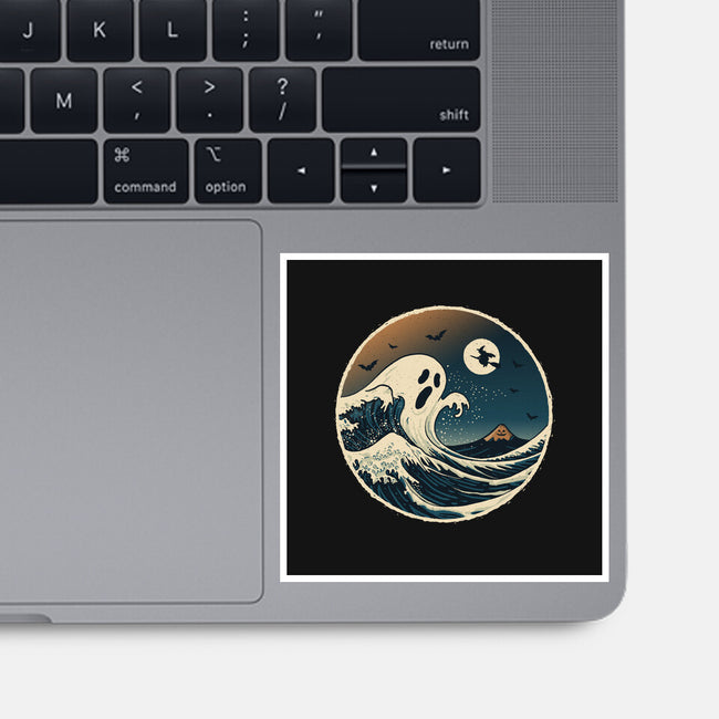 The Spooky Wave-None-Glossy-Sticker-NMdesign