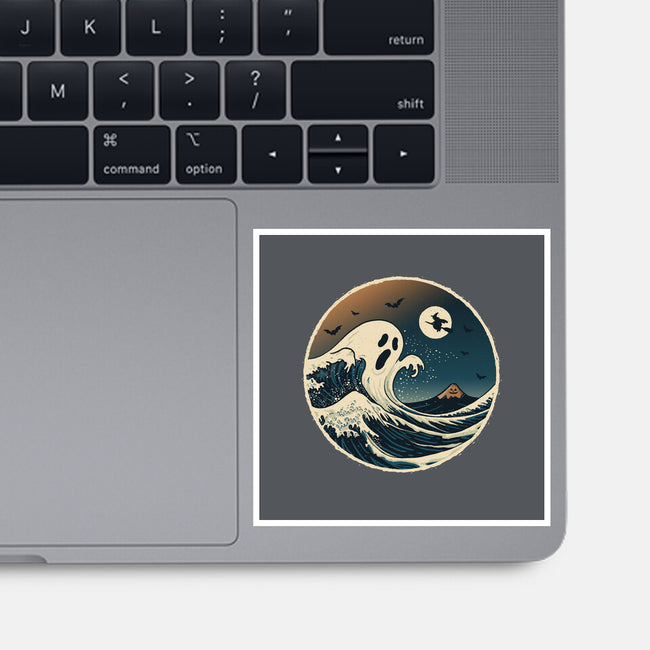 The Spooky Wave-None-Glossy-Sticker-NMdesign
