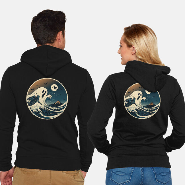 The Spooky Wave-Unisex-Zip-Up-Sweatshirt-NMdesign