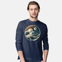The Spooky Wave-Mens-Long Sleeved-Tee-NMdesign
