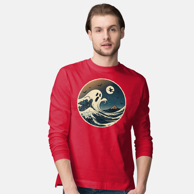 The Spooky Wave-Mens-Long Sleeved-Tee-NMdesign