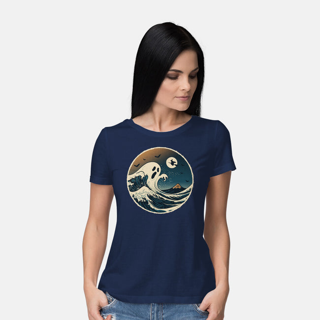 The Spooky Wave-Womens-Basic-Tee-NMdesign