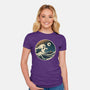 The Spooky Wave-Womens-Fitted-Tee-NMdesign