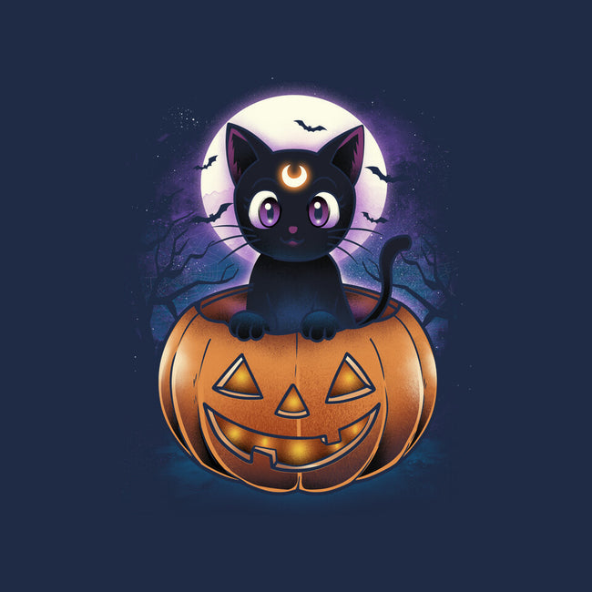 Luna Pumpkin-Unisex-Basic-Tee-dandingeroz