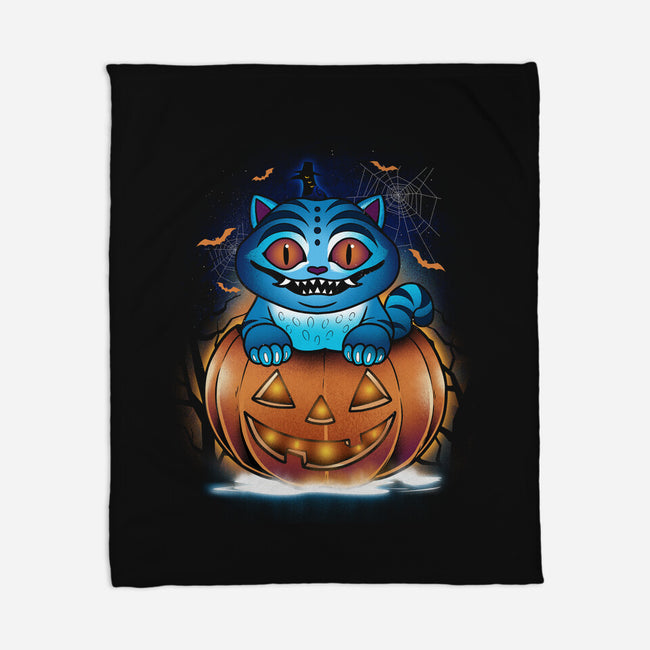 Derpy Pumpkin-None-Fleece-Blanket-dandingeroz