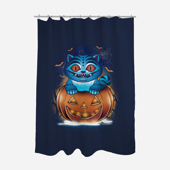 Derpy Pumpkin-None-Polyester-Shower Curtain-dandingeroz