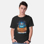 Derpy Pumpkin-Mens-Basic-Tee-dandingeroz