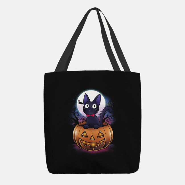 Jiji Pumpkin-None-Basic Tote-Bag-dandingeroz