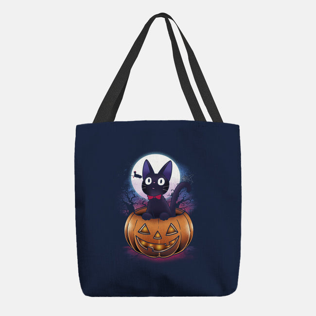 Jiji Pumpkin-None-Basic Tote-Bag-dandingeroz