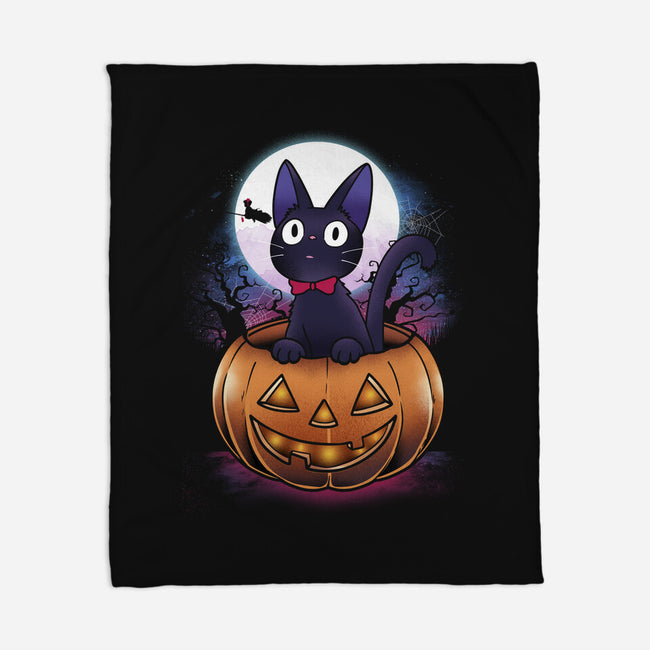 Jiji Pumpkin-None-Fleece-Blanket-dandingeroz