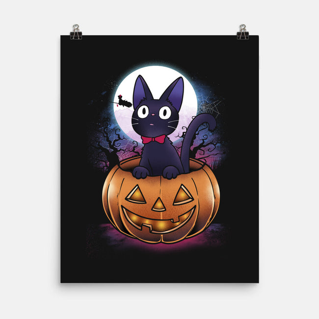 Jiji Pumpkin-None-Matte-Poster-dandingeroz